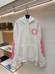 Chrome Hearts 粉馬蹄帽衫