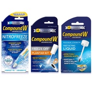 [ iiMONO ] Compound W Maximum Strength Fast Acting Liquid Wart Remover | Freeze Off Plantar Kit | Ni
