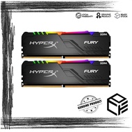 KINGSTON HYPERX FURY RGB 32GB (2x16GB) DDR4 3600MHZ MEMORY RAM