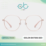 ตัดแว่นสายตา กรอบ BOLON รุ่น Cairns BH7006 B30 Rose gold วัสดุ β Titanium+เลนส์ Hoya Blue Control (แ