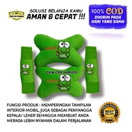 Bantal leher Mobil 2in1 KEROPPI ACCESSORIES AKSESORIS MOBIL AVANZA XENIA AGYA AYLA BRIO ERTIGA MOBILIO CALYA SIGRA INNOVA JAZZ