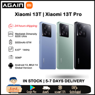 Global Version Xiaomi 13T MTK Dimensity 8200-Ultra | Xiaomi 13T Pro MTK Dimensity 9200+ smartphone 50MP Camera IP68 Water 144Hz AMOLED  67W charing