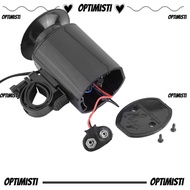 OPTIMISTI8E Electronic Bike Bell, Black 6-Loud Sound E-Bike Horn, Loud for 22mm Handlebar Plastic Bi