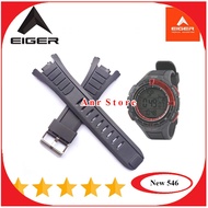 Strap Tali Jam Tangan Eiger IYW95 LS95 Eiger  IYW0095 LS0095 Hitam