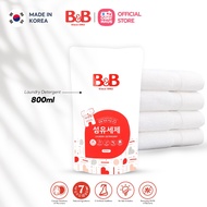 [B&B] Baby Laundry Detergent Refill Pack 800ml B&B Detergent Coby Haus (EXP: 2026/09)