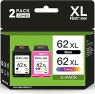 Fir 62XL Printer Cartridges, 62XL Printer Cartridges Multipack Replacement for 62 Ink Cartridges for