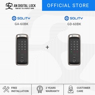 Bundle A7: SOLITY GA-60BK Door Lock + SOLITY GD-60BK Gate Lock | AN Digital Lock