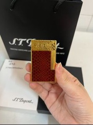 【全新】法國都彭蛇年限定朗聲打火機純銅dupont都澎中國漆朗聲打火機