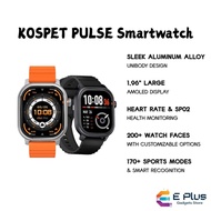 KOSPET PULSE Smartwatch 1.96" – HR & SpO2 Monitor, 200+ Watch Faces, 170+ Sports Modes