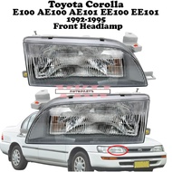 Toyota Corolla E100 AE100 AE101 EE100 EE101 1992-1995 Front Headlamp Head Lamp Light Lampu Besar Lam