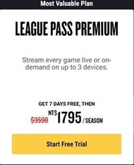 NBA league pass premium