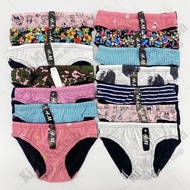 ✎ ☆ ▮ ♞12PCS/6PCS New Arrival COD Soen/HM Plain Color Panty