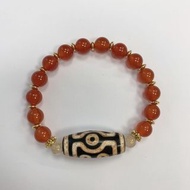 硃砂供天珠 七眼