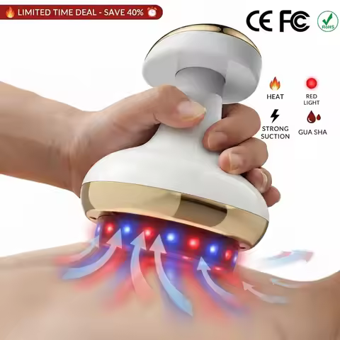 Anti Cellulite Fat Burner Anti Cellulite Massager Electric Scraping Massager with Suction Cup Rechar