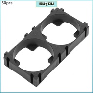SUYOUPH 50pcs Lithium Battery Bracket, Shockproof Design Fixed Connection Clip Battery Pack Holder, 
