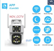 CCTV wifi camera OUTDOOR wireless app iCam365 8mp sudah berwana dan waterproof