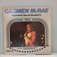 AA127-50 LP TERPAKAI [ CARMEN MCRAE - RECORDED LIVE AT AT BUBBA'S ] USED LP < NM >