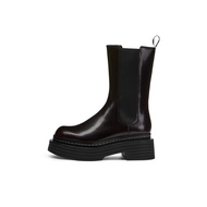 CHARLES&KEITH Small Ck PU Synthetic Leather 22cm Chelsea Boots 6.5cm Womens CK1-90360419