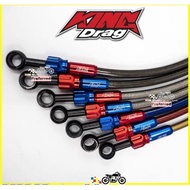 KINGDRAG UNIVERSAL HOS BREK DEPAN 100CM BELAKANG 60CM BRAKE CABLE HOSE YAMAHA HONDA LC135 Y15 ZR RS1