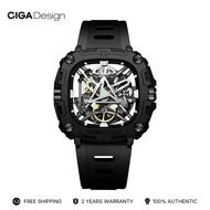 CIGA Design นาฬิกาอัตโนมัติ - X Series Horus Mechanical Skeleton นาฬิกาข้อมือ Bioceramic Case สแควร์