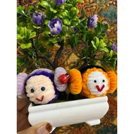 keychain kawat bulu ..