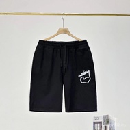 EVISU Shorts 2025 Summer New Style Street Wear Barb Graffiti Seagull Shorts Cropped Pants Men Women 