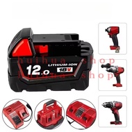 18V 12.0Ah Replacement for Milwaukee M18 XC Lithium Battery 48-11-1860 48-11-1850 48-11-1840 48-11-1