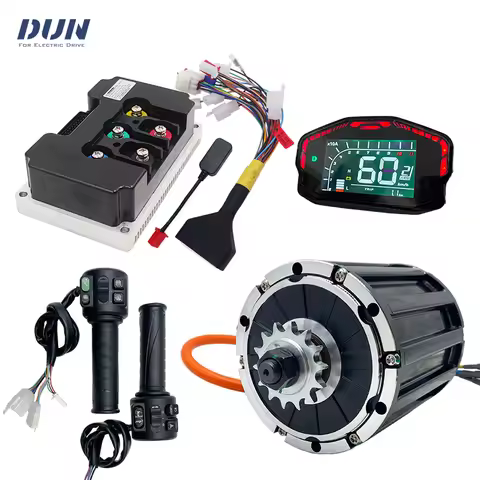 QS120 2000W 70H 2KW Mid Drive Motor Kit with FarDriver ND72340 DKD Display Throttle for Electric Mop
