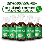 Xịt Đuổi Muỗi Sả Chanh Xịt Tinh Dầu Thiên Nhiên -Đuổi Muỗi Khử Mùi Đuổi Kiến Ba Khoang Côn Trùng Cha