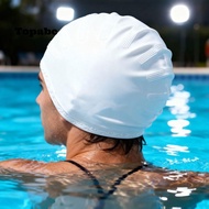 TOPABCS Swimming Pool Cap, Silicone Material Stretchy Design Swim Silicone Hat, Swim Accessory Comfo