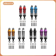 [uguuiya] 2x RC Car Shock Absorbers 1/12 1/16 Scale Upgrade Metal Replacement Sturdy 55mm RC Shocks 