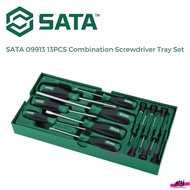 SATA 09913 13pcs Combination Screwdriver Tray Set