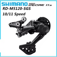 【Spot goods】Shimano DEORE RD-M5120 Rear Derailleurs Long Cage SGS 2X11 1X10 2X10 Speed SHADOW RD+ Bi
