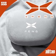 [Ready] XPENG G6 Car Suede Headrest Lumbar Support XPENG X9 Body Kit Hiasan Kereta XPENG X9 EV Car A
