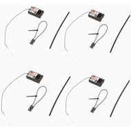 Flysky 4 Pcs FS-GR3E Receiver 3CH 2.4Ghz Receiver untuk FS-GT2 FS-GT2B FS-GT3B FS-GT3C FZ-IT4S RC Ca