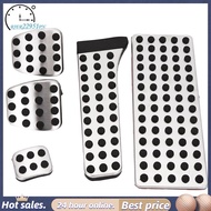 5PC Car Pedal Cover Accessories with Footrest for   W203 W222 W213 W205 W204 W211 W212 W210 X204 W21