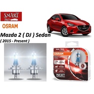 Osram Night Breaker Laser H4 For Mazda 2 ( DJ ) Sedan ( 2015 - Present )