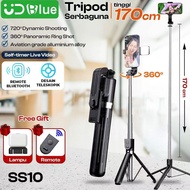 UDBLUE Tripod Bluetooth Selfie Stick Selfie Stick Bluetooth Remote 170cm Video Content SS10