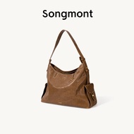 Songmont ขนาดเล็กหนัง Yore กระเป๋าโฮโบกระเป๋าสะพายข้าง