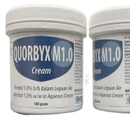 QUORBYX M1.0 MENTHOL 1.0% IN AQUEOUS CREAM 100G