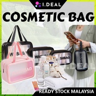 IDEAL Cosmetic Organizer Make up Pouch Bag Travel Portable Toiletries Bags Transparent Wash Bag Wate