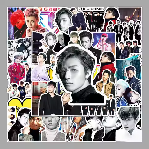 10/50Pcs Cute Self-made GD Superstar idol BIGBANG Scrapbooking Stickers Decorative Sticker DIY Photo