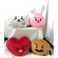 BT21 Shooky Mang Van Cooky Chimmy Tata Koya RJ White Cream Kpop Bangtan Doll Pillow