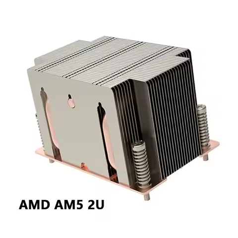 AMD AM5 Narrow CPU socket 2U Server Passive Vapor Chamber Cooler for Ryzen™ 9 7950X