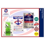 Tepung Gandum 1kg Cap Kompang/Cap Sauh/Blue key