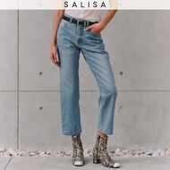 SALISA - MONICA BOYFRIEND JEANS Mid-Rise กางเกงยีนส์