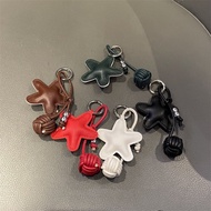 Five-pointed Star Bag Pendant To Hand-woven Ball Star Keychain Mobile Phone Pendant 7