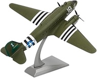 For: Die-cast 1/100 Scale World War II C-47 Transport Aircraft Military Aircraft Model