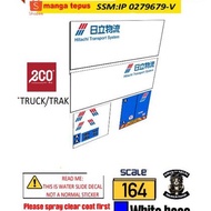 eco truck hitachi decal