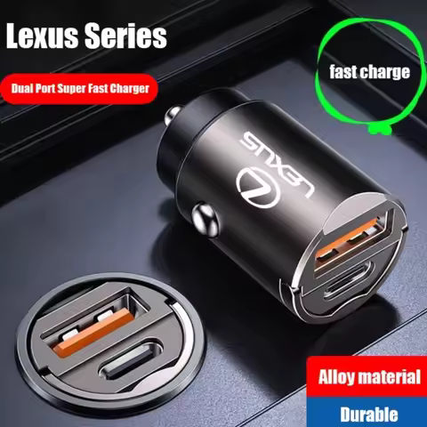 Micro Car Quick Charger Vehicle Cigarette Lighter Convert Plug For Lexus F SPORT IS250 IS200 CT200h 